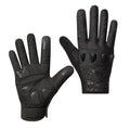 Rechargeable 4 LED Flashlight Full Finger Cycling Gloves for Men,Size XL - color: Black, size: Xlarge
