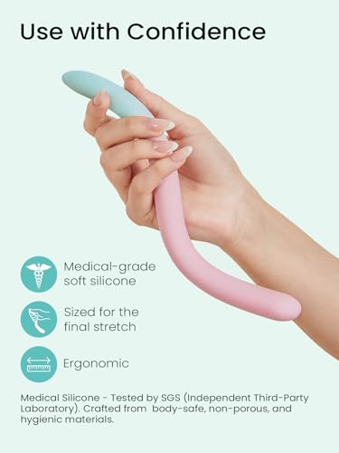 GROWNSY Perineal Massage Tool & Pelvic Wand for Pregnancy Labor Prep - color: Green