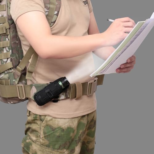 Azarxis Tactical Mini Belt Pouches, Multi-Purpose Small Battery Case Compact Utility EDC Card Slot Holder Waist Bags Military Molle Pack Sundries Storage Pack - color: #03 Black - Style A