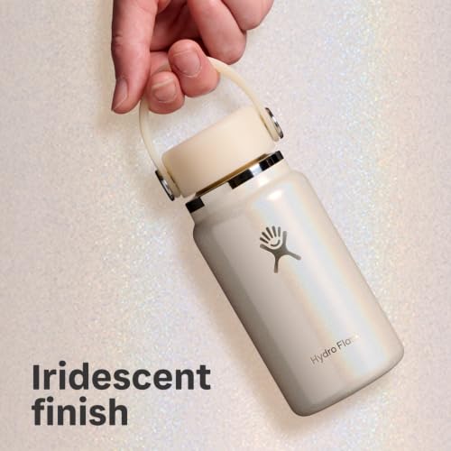 Hydro Flask Micro Bottle - Leak Proof Purse or Pocket Flask - Insulated Mini Water Bottle 6.7 Oz Glimmer Blue - color: GLIMMER BLUE