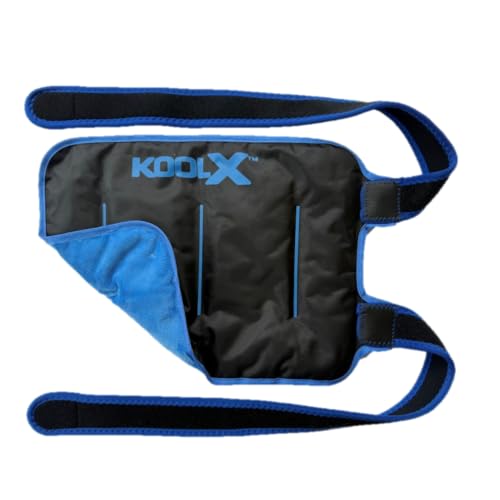 Premium Gel Ice Packs for Injuries Reusable, Flexible Cold Wraps with Straps, Soft Plush & Nylon Sides, Extension Strap, Ice Pack for Knee, Back, Shoulder, Elbow & Calf - Large - size: Large - Single Pack