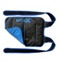 Premium Gel Ice Packs for Injuries Reusable, Flexible Cold Wraps with Straps, Soft Plush & Nylon Sides, Extension Strap, Ice Pack for Knee, Back, Shoulder, Elbow & Calf - Large - size: Large - Single Pack