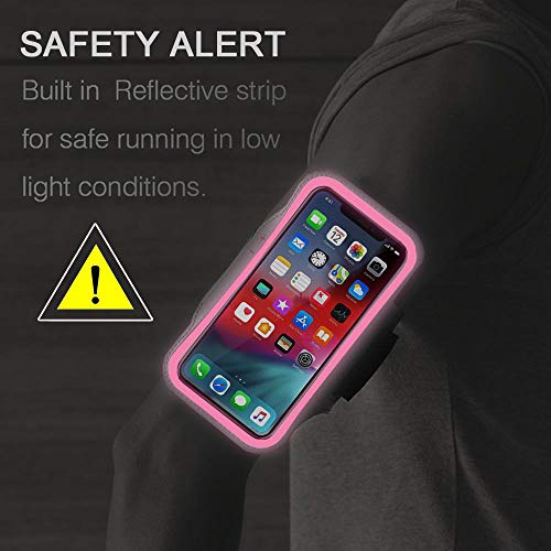 Running Armband for iPhone 17/16/15/14/13 Pro Max, Plus, Air‌ (Rose) - color: Rose