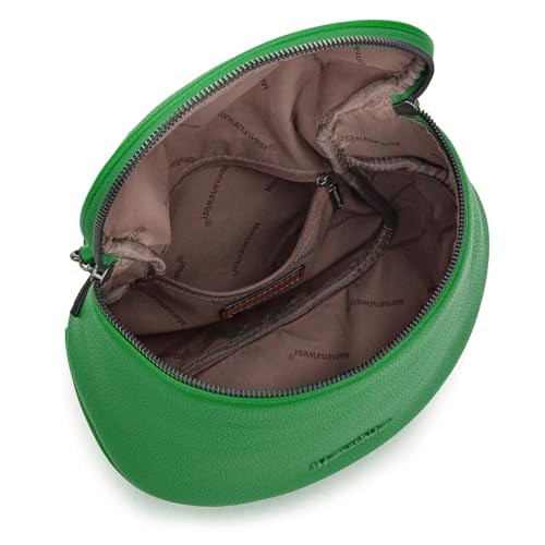 Montana West Crossbody Bag for Women, Vegan Leather Bum Bag with Coin Purse - color: Green