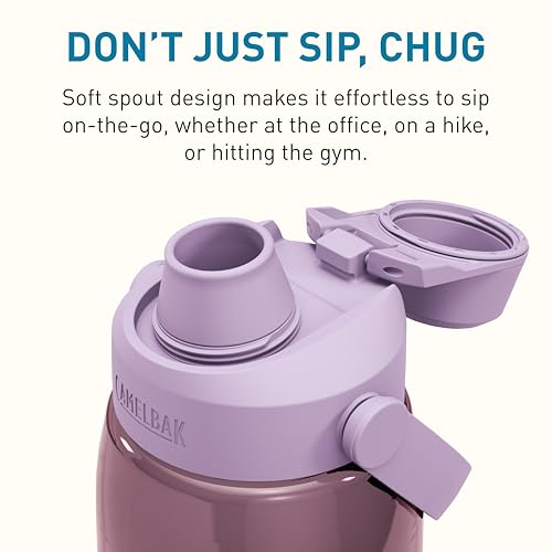 CamelBak Thrive Chug Water Bottle, High Flow Lid Design for Quick Everyday Hydration and Active Use, 32oz, Purple Sky - color: Purple Sky, size: 32 Ounces