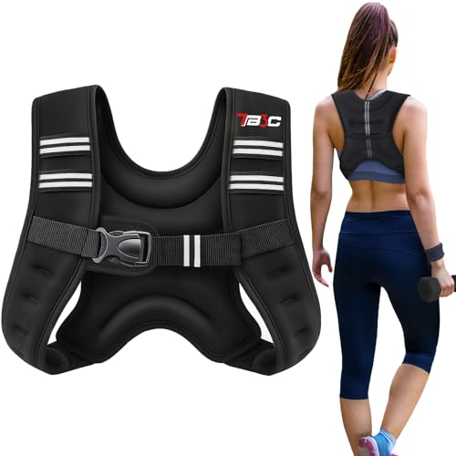 Weighted Vest Woman,Weight Vest for Women Men, - color: Black, size: 6LB