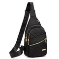AOSTIHOT Crossbody Sling Bag Small Sling Backpack for Women, Chest Daypack Crossbody Shoulder for Travel Sport Running Hiking Black - color: Black