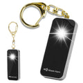 Ultrathin Personal Alarm Waterproof Replaceable Battery Strobe Light - color: Black