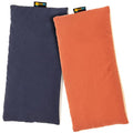 SunnyBay Microwavable Neck and Shoulder Heating Pad, 6x11 Inches, 2 Pack - color: Navy Blue and Persimmon