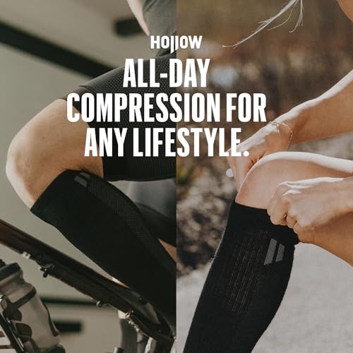 HOLLOW Alpaca Compression Socks for Women & Men, 15-20 mmHg, Made in USA - color: Grey, size: X-Large