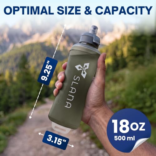 Handheld Running Water Bottle (Premium - Grey) - color: Premium - Grey