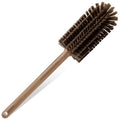 SPARTA Large Water Bottle Brush Ideal for Wide-Mouth Jars, Bottles and Tumblers, Dishwashing Tool with Handle for Home and Commercial Kitchens, Plastic, 16 Inches, Brown (Pack of 4) - color: Brown