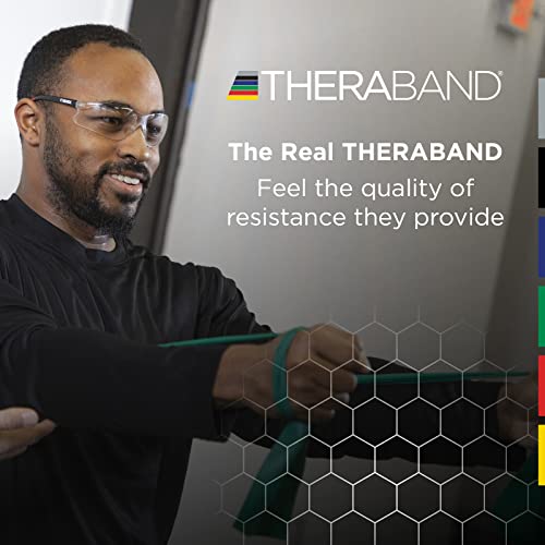THERABAND Resistance Band, Exercise Workout, Physical Therapy, Blue, 6 Ft - color: Blue - Extra Heavy, size: 1 Count