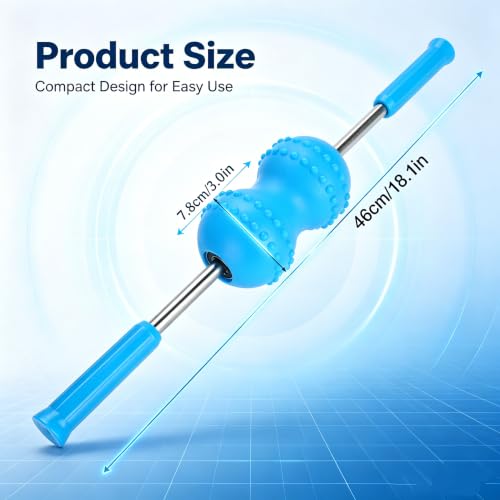 Massage Roller, Portable Multifunctional Body Muscle Yoga Massage Roller Stick Pain Relief Stick for Relief Muscle Soreness