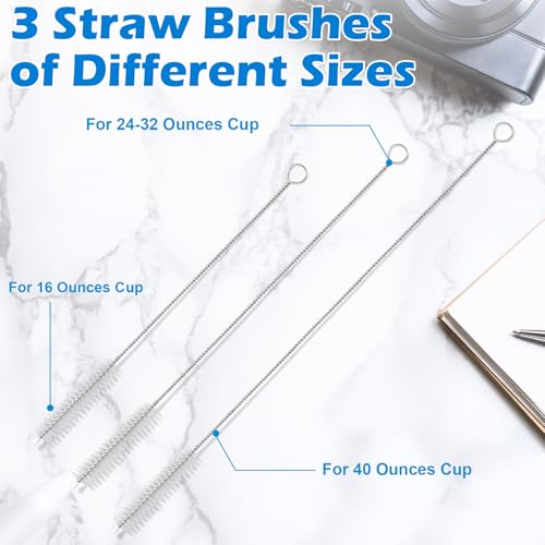 Palksky 5 in 1 Water Bottle Cleaning Brush Set, Multifunctiona Brush and Straw Cleaner for Owala/Stanley/Hydro/Yeti/Simple Modern Cup Accessories - size: 7 Pack