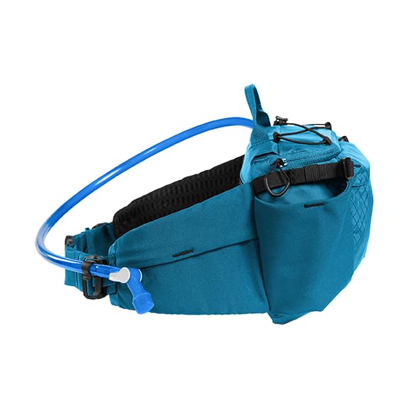 CamelBak M.U.L.E. 5 Mountain Bike Gravel Waist Belt Hydration Pack - color: Moroccan Blue