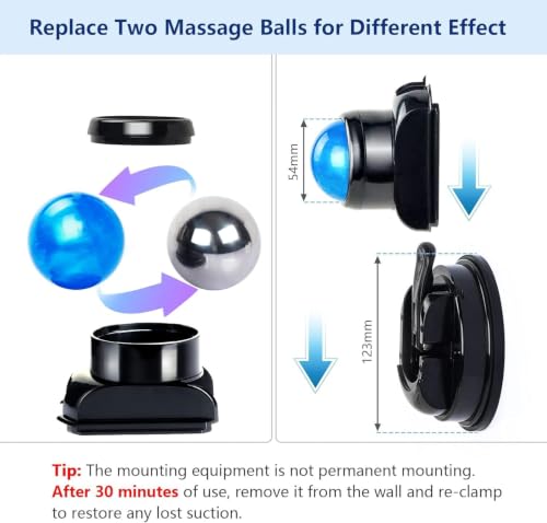 Mountable Massage Ball 3-in-1 Muscle Recovery Massager for Pain Relief - style: 1 - Pack - Mountable Ball Kit