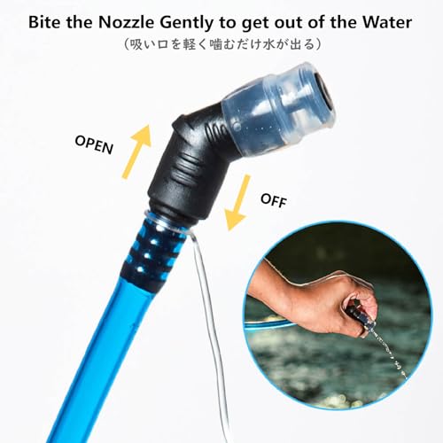 JEELAD TPU Hydration Bladder Water Bladder Ultra-Durable Water Storage Bladder for Hydration Backpacks Outdoor Hiking Running Cycling Camping Climbing - size: 02 - 2L - TPU Water Bladder