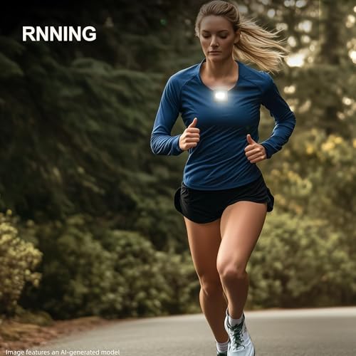 Yzoni 2 Pack Rechargeable LED Running Lights