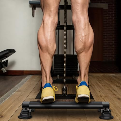 Kipika Versatile Calf Raise Bar, Heavy Duty Steel Standing Calf-raise Stand - color: B: (4" Wide Tube)