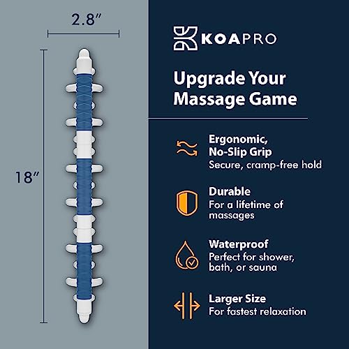 KOAPRO Trigger Point Fascia Stick Tools - Graston Gua Sha Scraping Massage - Deep Tissue Pressure Point Back Shoulder Neck Massager Full Body Physical Therapy Tools