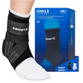 Zamst A1 Strong Ankle Brace Sports Sprains - Black, Right, S - color: Black, size: S / Right