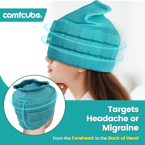 Migraine Headache Relief Ice Cap, 2 Hours Long Lasting Cold - style: Ice Cap