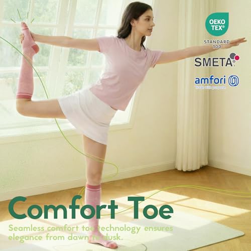 Compression Socks Women & Men 15-20 mmHg for Flying - color: I5-3pairs (Light Gray), size: Small-Medium
