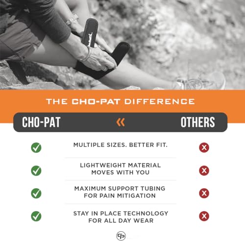 Cho-Pat Dual Action Knee Support Strap for Tendonitis & Knee Pain, Small - size: Small