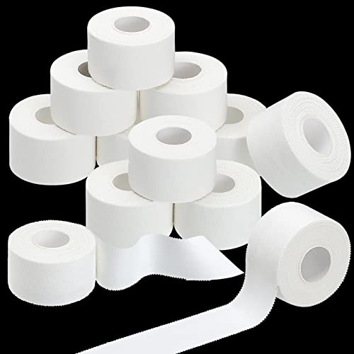 130 Yard 1.5 Inch White Athletic Sports Cotton Tape Pre Wrap Easy Tear - color: White, size: 1.5 In