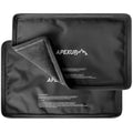 APEXUP Gel Ice Packs for Injuries Reusable, Flexible Double Sided Cold Packs for Injuries, Ice Pack for Knee, Shoulder, Back, Hip, Leg, Arm (Black, 8"x5.5", 2PK) - size: S-2PK (8"x5.5"), style: Black