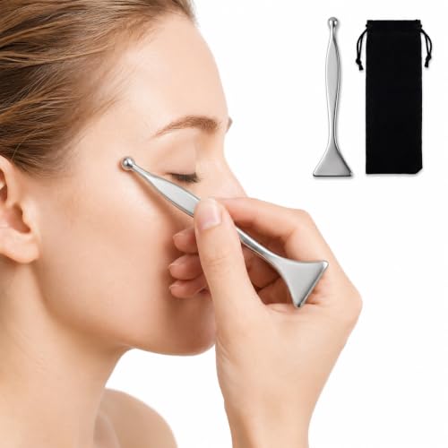 2-Pack Stainless Steel Acupressure Pen and Gua Sha Tool Set - size: 2-Pack