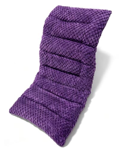 Microwave Heating Pad 16x7 inches Microwavable Heat Pack for Muscle Pain Relief Moist Rice Clay Bean Bag Pack Heat Therapy for Shoulders, Lower Back, Abdomen Cramps Hot Cold Compress Reusable 1.8 LBS - color: Purple