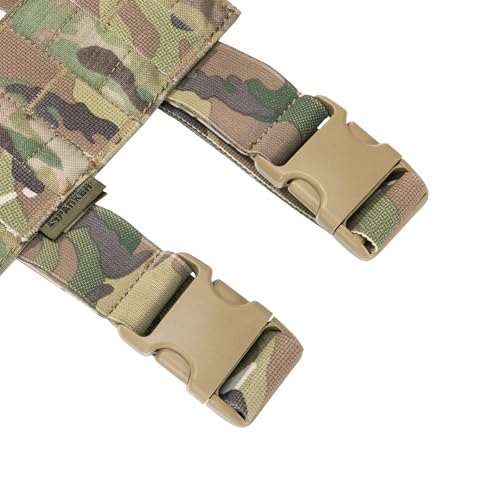 EXCELLENT ELITE SPANKER Tactical Drop Leg Holster Adjustable Drop Leg Platform Molle Module Universal Bag for Left/Right Leg - color: MCP