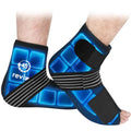 REVIX Foot Ankle Ice Pack Wrap, Gel Ice Packs for Feet Discomfort, 2 Packs
