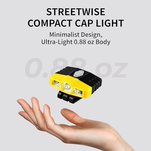 LHOTSE Rechargeable LED Hat Clip Light - color: Grey Green