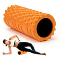 Krightlink Foam Roller High Density 13" Patented Exercise Roller for Deep Tissue Muscle Massage, Muscle Massage and Myofascial Trigger Point Release, Relieves Muscle Pain, Improves Mobility (Orange) - color: Tangerine