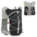 Azarxis Hydration Backpack 5L Running Vest Lightweight Breathable Water Daypack for Women Men Trail Race Marathon Jogging Hiking Climbing Camping Biking (Black - Only Backpack) - color: #4 Black - Only Backpack