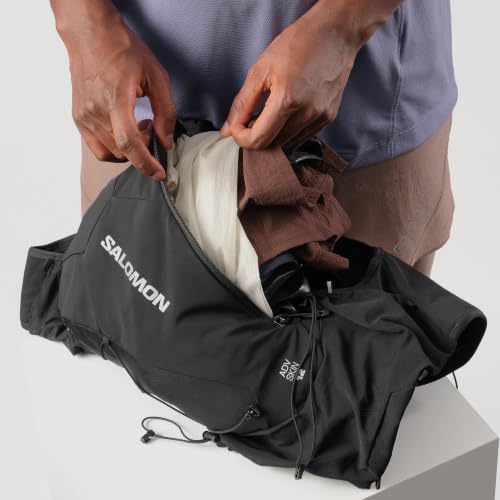 Salomon Unisex Advance Skin 12 | 12 Liter Hydration Trail Running Vest - color: Black, size: Small