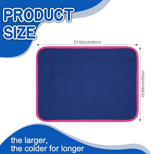 Fumete Extra Large Reusable Gel Ice Pack 20 x 24 Inch for Full Body Pain Relief, Hip, Shoulder, Knee, Back, Flexible Comfy Cold Pack Compress for Swelling, Bruises