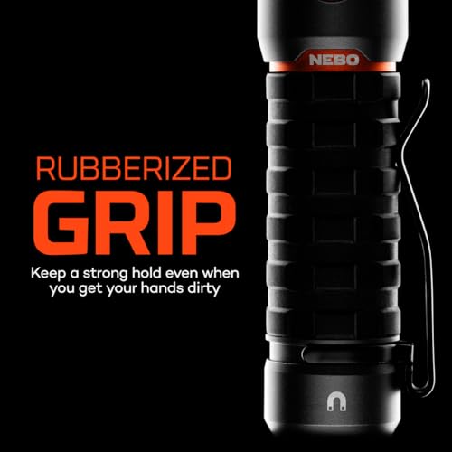 NEBO Torchy 3K EDC Flashlight, 3000 Lumen LED Compact Pocket Light, Gray - color: 3000 Lumen-Gray