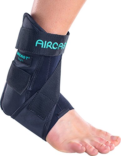 Aircast Airsport Ankle Brace for Chronic Ankle Instability, Sprained Ligaments and Strained Muscles or Tendons | Durable and Comfortable| RIGHT, Small - size: Small (Pack of 1), style: Right Foot