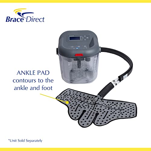 Cold Therapy Pad Attachment for Ice Therapy Machine by Brace Direct - Made for Ankle, Knee, Back, Shoulder, and Hip Joint Paint - size: Ankle Therapy Pad Only