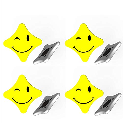 Magnetic RaceBib Fixing System - color: 4 SMILES, size: Small
