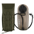 PETAC GEAR 1.5L / 3L Tactical Hydration Pack，Molle Carrier Pouch for 50 oz /100 oz Hydration Bladder Daypack Water Backpack. - color: RG, size: 3L combination set