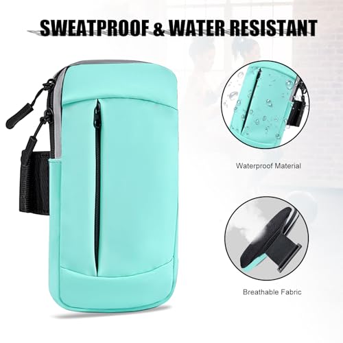 Phone Holder for Running Armband Cell Phone Holder for iPhone 11 12 13 14 15 16e 16 17 Pro Max Xs Xr X 8 Plus Mini Galaxy Ultra Note Pouch Women Men Kids,Exercise Workout Arm Bands Bag Sleeve - color: 06-Blue