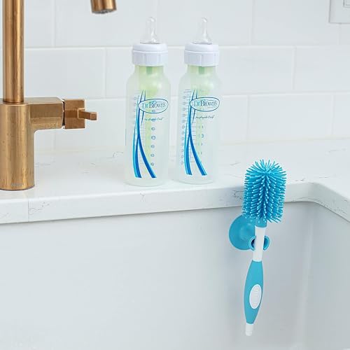 Dr. Brown's Soft Touch Baby Bottle Cleaning Brush, Blue, 12-Pack - style: Soft Touch