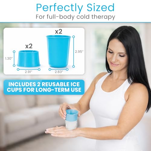 Arctic Flex Ice Roller for Face, Eyes & Neck (2 Pack) - Facial Ice Cube