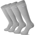 Skicuff 2 Pairs Travel Compression Socks for Men and Women - color: Grey
