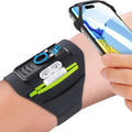 2 Pack Cell Phone Holder Armband : Adjustable Strap Arm Bands Case Compatible with iPhone 15 14 13 12 11 Mini Pro Max Plus Samsung Galaxy Pixel for Workout Exercise Sports - color: 2 Pack Black Armband
